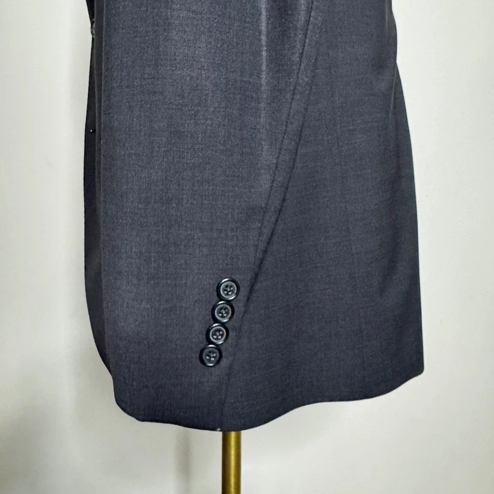 Brooks Brothers Explorer Madison Fit Gray Wool Blazer‎ Jacket Mens 42L